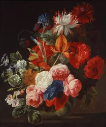Stilleben med blommor