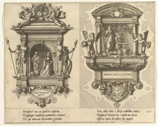 Cœnotaphiorum 22, 1563. Skapare: Johannes van Doetecum I, Lucas van Doetecum.