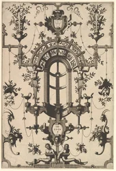 Modern grotesk med remmar, 1554.