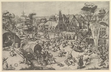 Kermis of Saint George, ca. 1569, tryckt 1601.