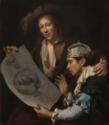 Allegori om den franska invasionen 1672 Allegori om den franska invasionen av Nederländerna 1672