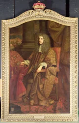Anthony Ashley Cooper. 1:e earlen av Shaftesbury i Lord Chancellors kläder, ca 1672 (olja på duk)
