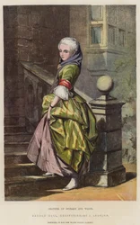 Beauties of England and Wales, Haddon Hall, Derbyshire (chromolitho)