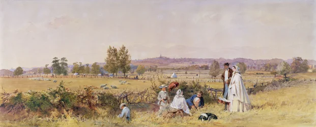 Highgate från Upper Holloway, 1859