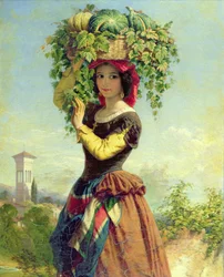 En italiensk fruktsäljare
