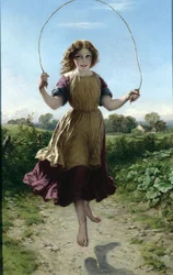 Flicka hoppar, 1863