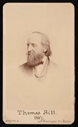 Porträtt av Thomas Hill 1818-1891, 1867.