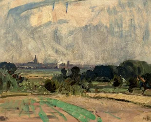 Near Nottingham (olja på duk)
