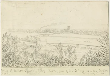 Burton-upon-Trent: ritning med penna och bläck, nd [1799-1854]