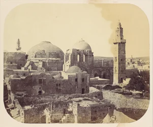 Heliga gravens kupol, Jerusalem, 1860-talet.