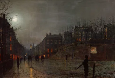 Hemåt i skymningen, 1882