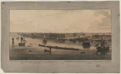 Panoramautsikt över Sankt Petersburg, mellan 1805 och 1807