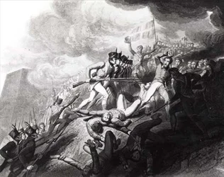 Stormningen av San Sebastian, 31 augusti 1813 (se 126363)