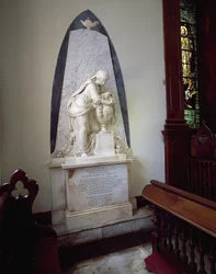 Monument till Rosa Palmer från Rose Hall, 1790 (marmor)