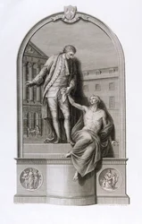 Monument till Sir Thomas Guy (1645-1724) vid Guy