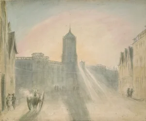 Christ Church från St Aldates, 1787