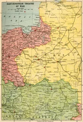 Östeuropeiska krigsteatern, 1914-1918, c1920.