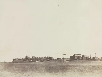 Utsikt över Luxor, 1854.