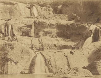 El-Ourit vattenfall, Tlemcen, Algeriet