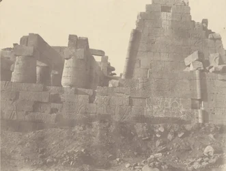 Karnac, Hypostyle Hall, North Wall, Exteriör Face, N ° 1 bis