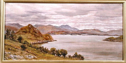 Looking Out of Loch Corrie, 27 augusti 1885 (olja på duk)