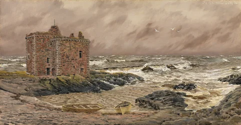 South-East Gale på Portencross Castle, 1886