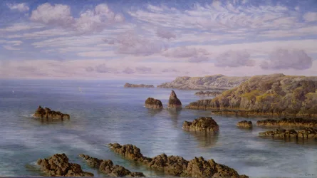 Guernseys södra kust, 1875.