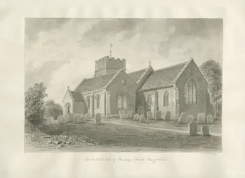 Armitage Church: sepiateckning, 1823