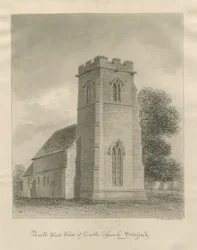 Slottskyrkan - Kyrka: sepiateckning