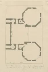 Castle Church - Stafford Castle: penna och tvätt, nd [? 1800-talet] (ritning)