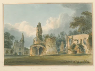 Dorset - Sherborne - Ruinerna av slottet, 1802