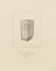 Drayton Bassett Church - Kistanlock: sepiateckning, 1838
