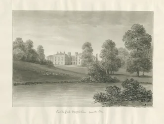 Enville Hall: sepiateckning