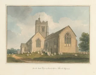 Essex - Earls Colne Church, 1824