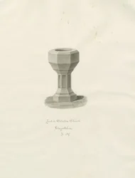 Typsnitt i Ellastone Church: sepiateckning