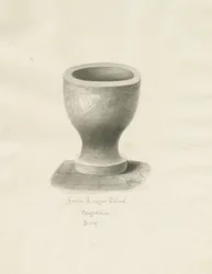 Typsnitt i Longnor Church: sepiateckning