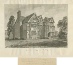 Kingswinford - Bradley Hall: sepiateckning