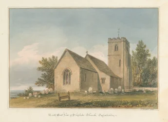 Oxfordshire - Shiplake Church, 1830