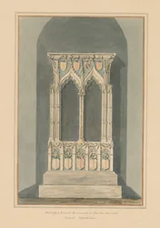Oxfordshire - Stanton Harcourt Church - Monument, 1803