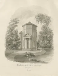 Shugborough - Vindarnas tempel: sepiateckning, 1843