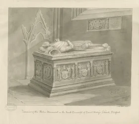 Stafford - Aston Monument i St. Mary