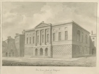Stafford - Shire Hall: sepiateckning