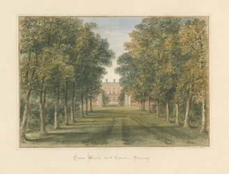 Surrey - Ham Walk and House, 1830