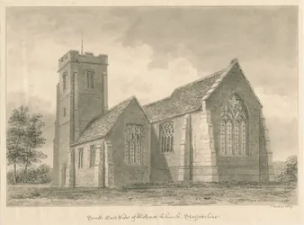 Wichnor kyrka: sepiateckning