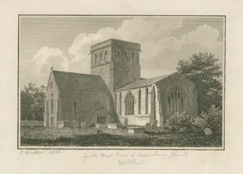 Wiltshire - Amesbury Church: gravyr, 1806