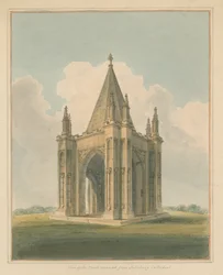 Wiltshire - Salisbury Cathedral - Porch, 1800