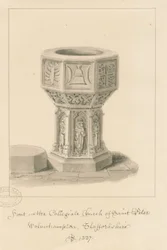 Wolverhampton - Font i St. Peter