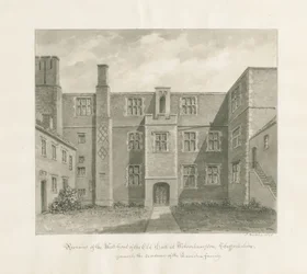 Wolverhampton - The Old Hall: sepiateckning