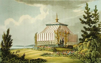 Ett venetianskt tält, från Ackermann