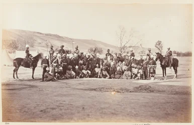 ?Assisterande generaladjutant med prost-marskalk och stab?, 1879 ca.